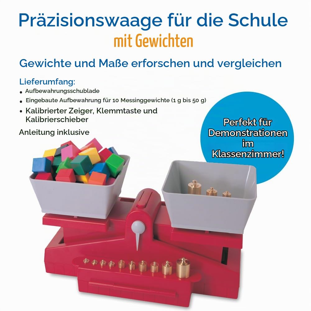 Learning Resources Präzise Schulwaage mit Gewichten