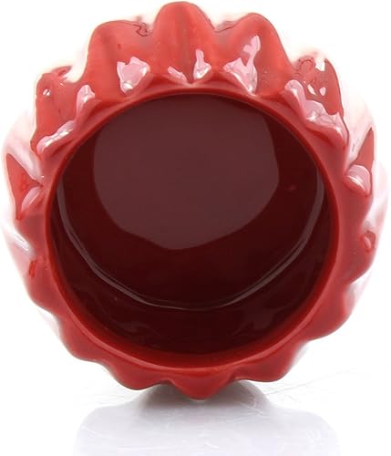 Miniatura 6 de Live Lucky Bamboo - Arreglo de 2 tallos en maceta redonda de cerámica roja, planta de bambú de la suerte para interiores en maceta de 4 y 6 pulgadas