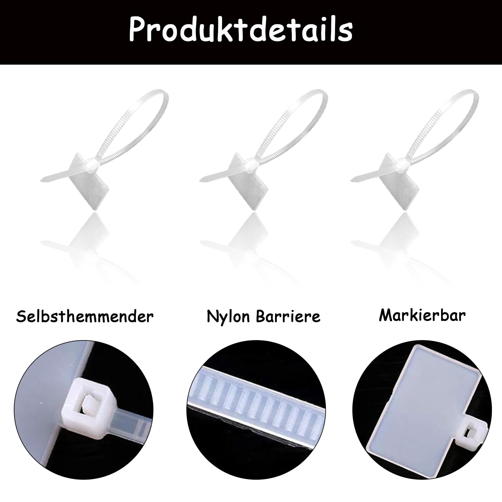 Fascette Stringicavo Scrivibili 180 Mm – 100 Pezzi In Colori Assortiti, Etichettatura Facile Per Cavi E Organizzazione - 4