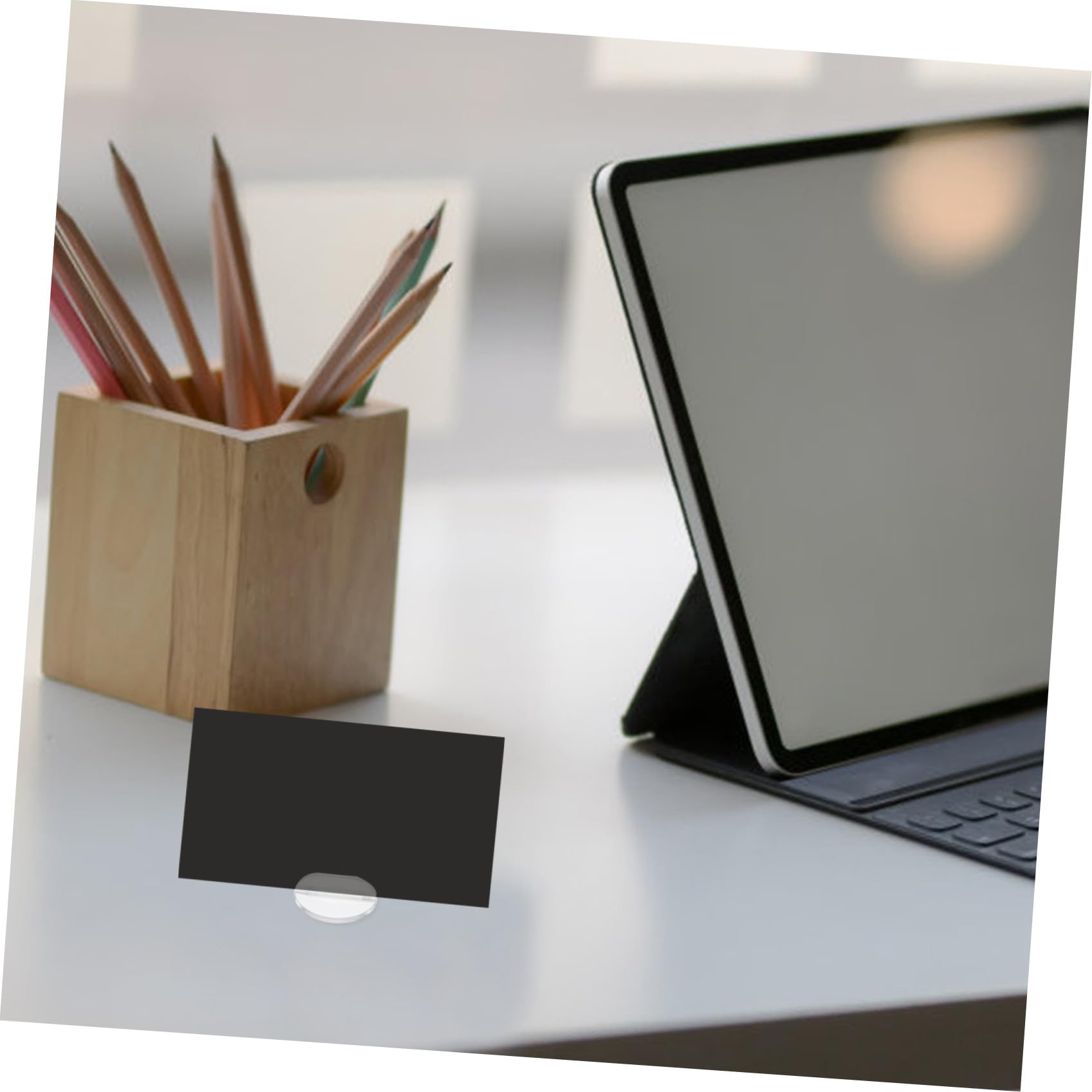 DOITOOL 5 Series Soporte De Tarjetas Transparentes De Organizador De Tarjetas De Visita Para Oficina Compacto Y Práctico Para Mostrar Y Menús 50 Piezas X 5