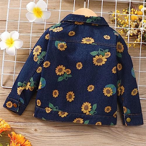 Jean Jacket for Girls Boys Spring Fall Clothes Long Sleeve Button Down Tie Dye Ripped Denim Coat Outwear Overcoat2
