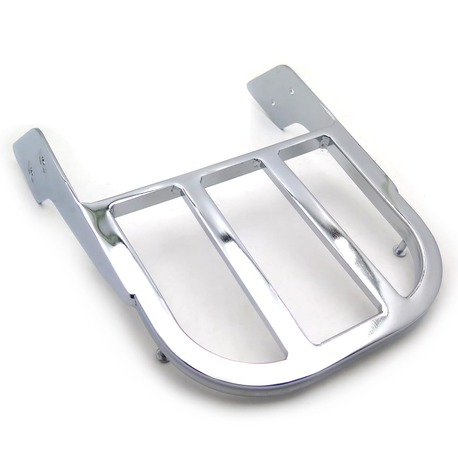 HASkulle Luggage Rack Chrome for Honda VTX 1300C 2002-2006 VTX 1800C 2002-2011 VTX 1800F 2005-2011 Chrome Sissy Bar, Professional Install Advised