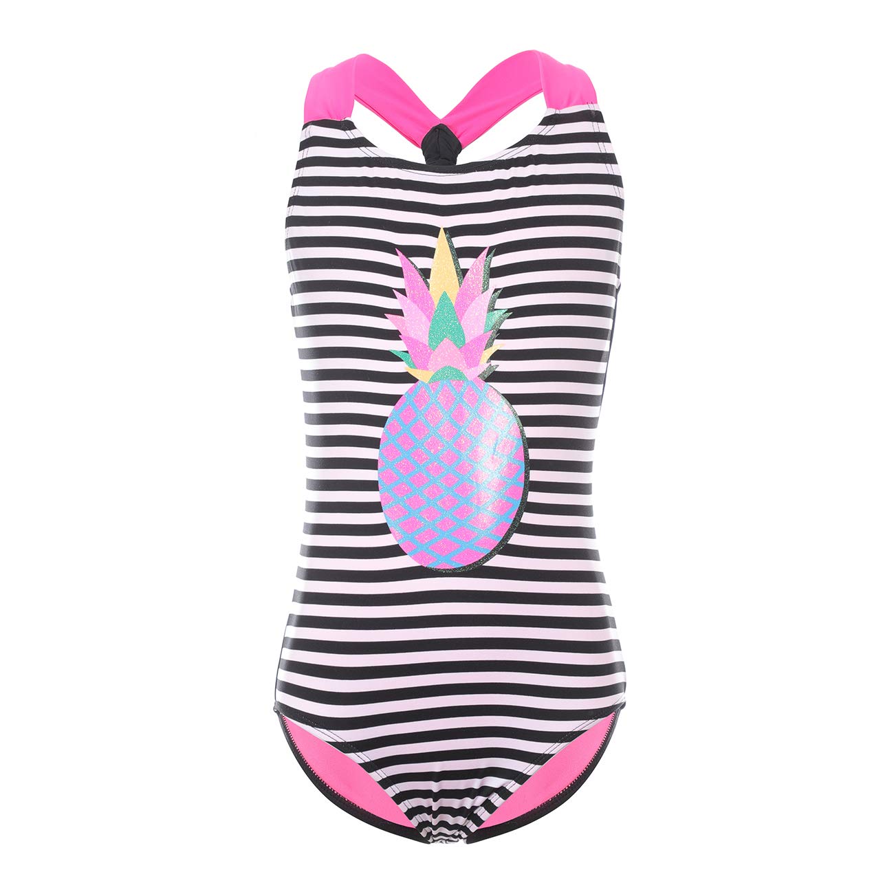 Dayu Girls' Beach Wear Bathing Suit One Piece Swimsuit 4-14 Years