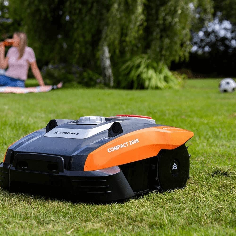 YARD FORCE Robot Tondeuse Compact 400RiS jusqu'à 400 m² - Tondeuse à Gazon autopropulsée avec contrôle Wi-FI et Applicat — vue 3