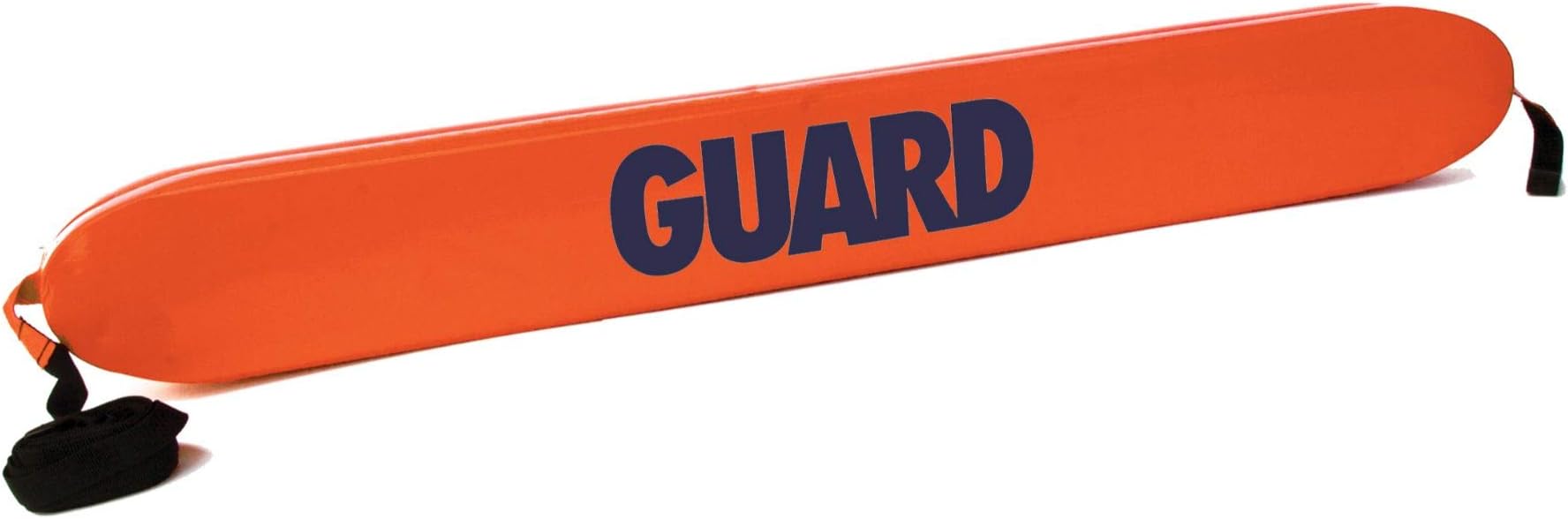 50 Inch Lifeguard Rescue Tube Guard Logo Professional Water Safety Training Flotation Equipment Closed-Cell Foam Triple Vinyl Coating Nylon Tow Strap