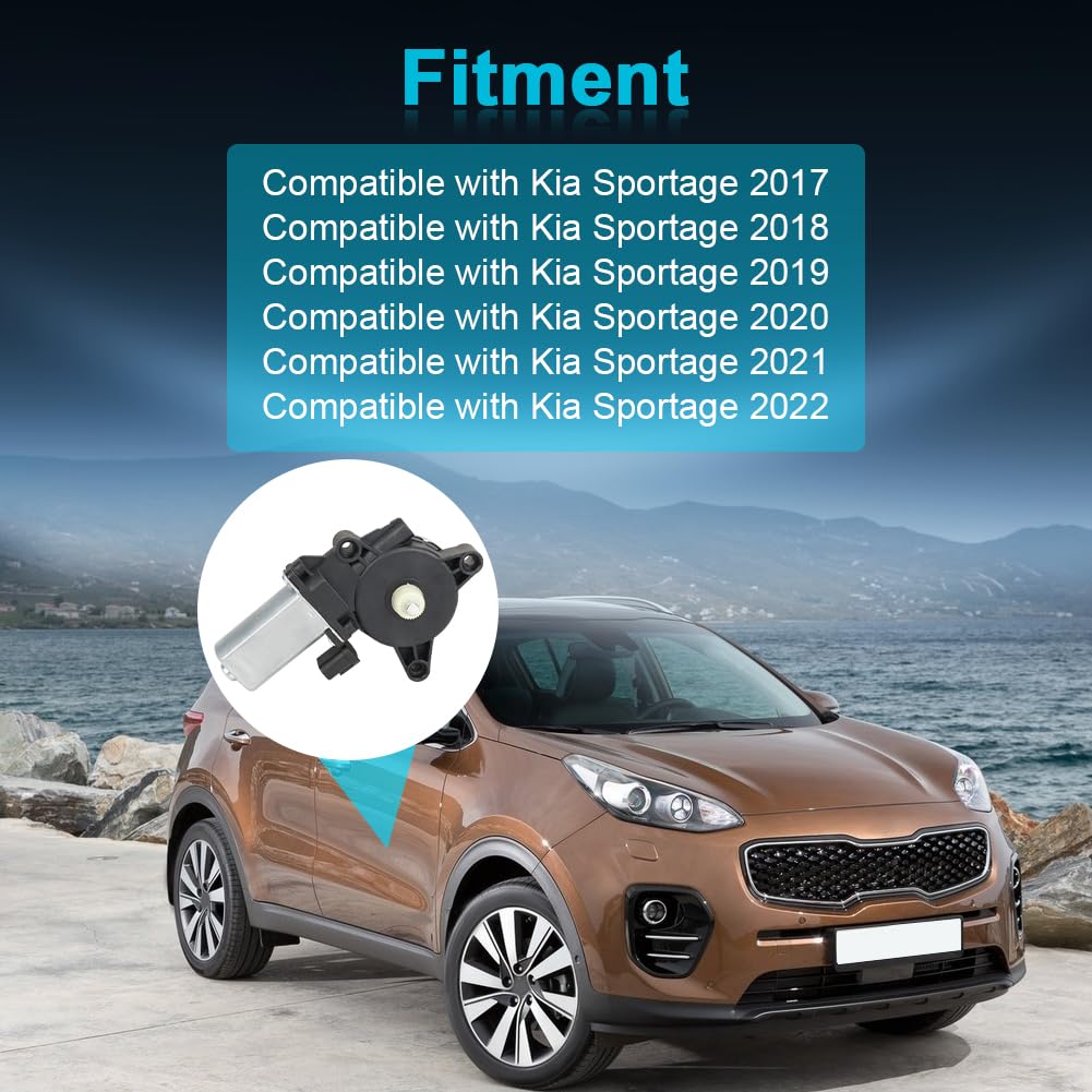 JDMON Power Window Motor Front Right Passenger Side Compatible with Kia Sportage 2017 2018 2019 2020 2011 2022 Replace# 82460D9010 82460-D9010
