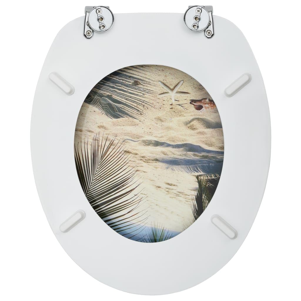 Sedile WC sedile sedile WC con coperchio MDF spiaggia 02_0002932