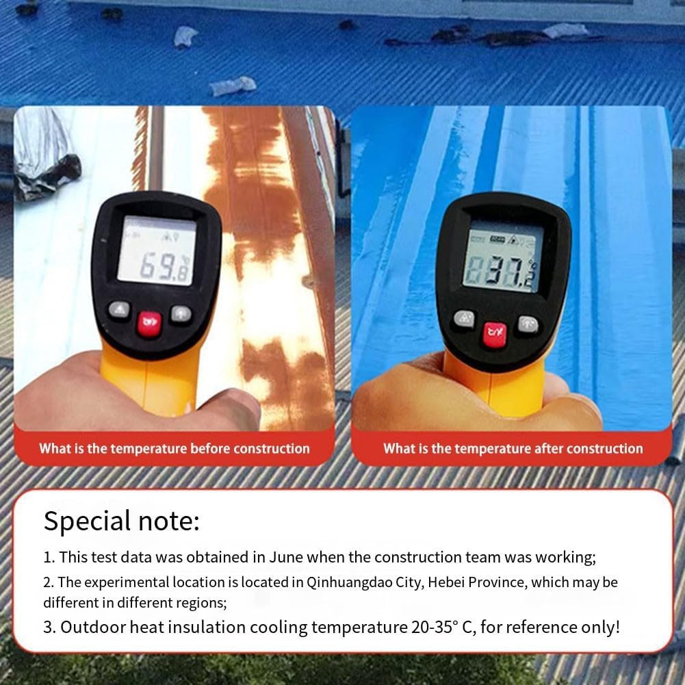 Nastro adesivo impermeabile per isolamento termico, nastro autoadesivo resistente, nastro in silicone autoadesivo per pareti, tetti, strumento di riparazione a prova di perdite (grigio, 30
