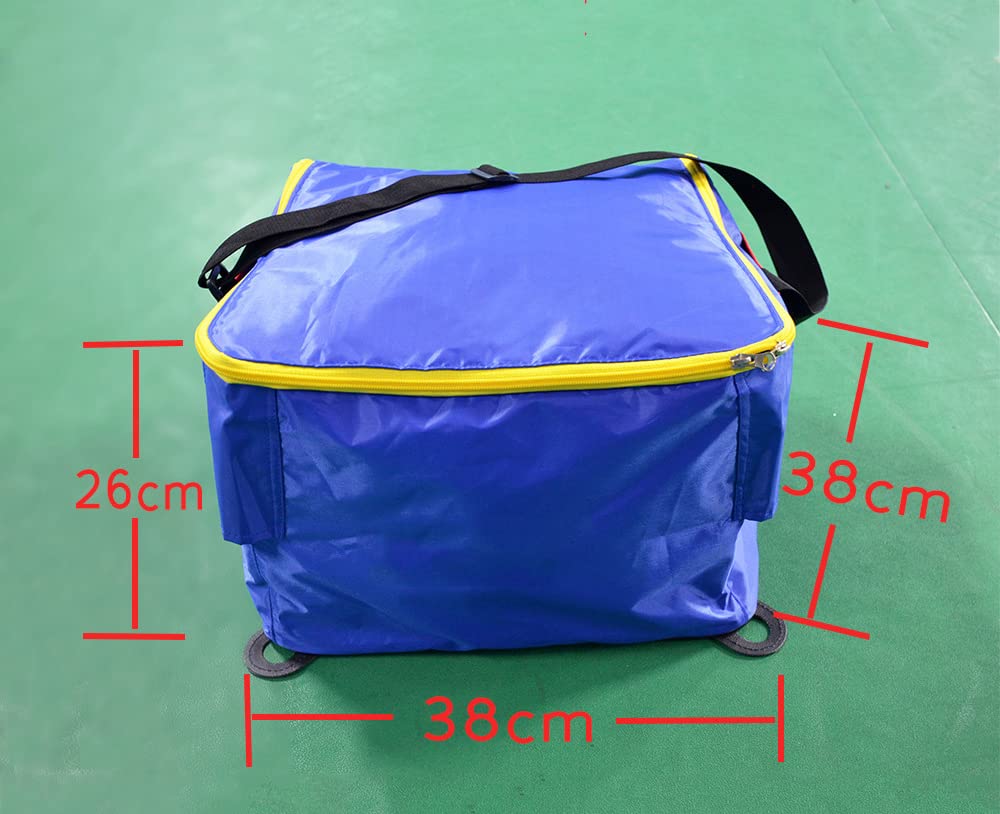 Cestino per palline da tennis, multifunzione, rimovibile, con ruote, adatto per palestra, campo da tennis