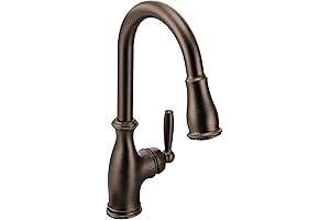 Brantford Kitchen Faucet with Pull Down Sprayer in Bronze
