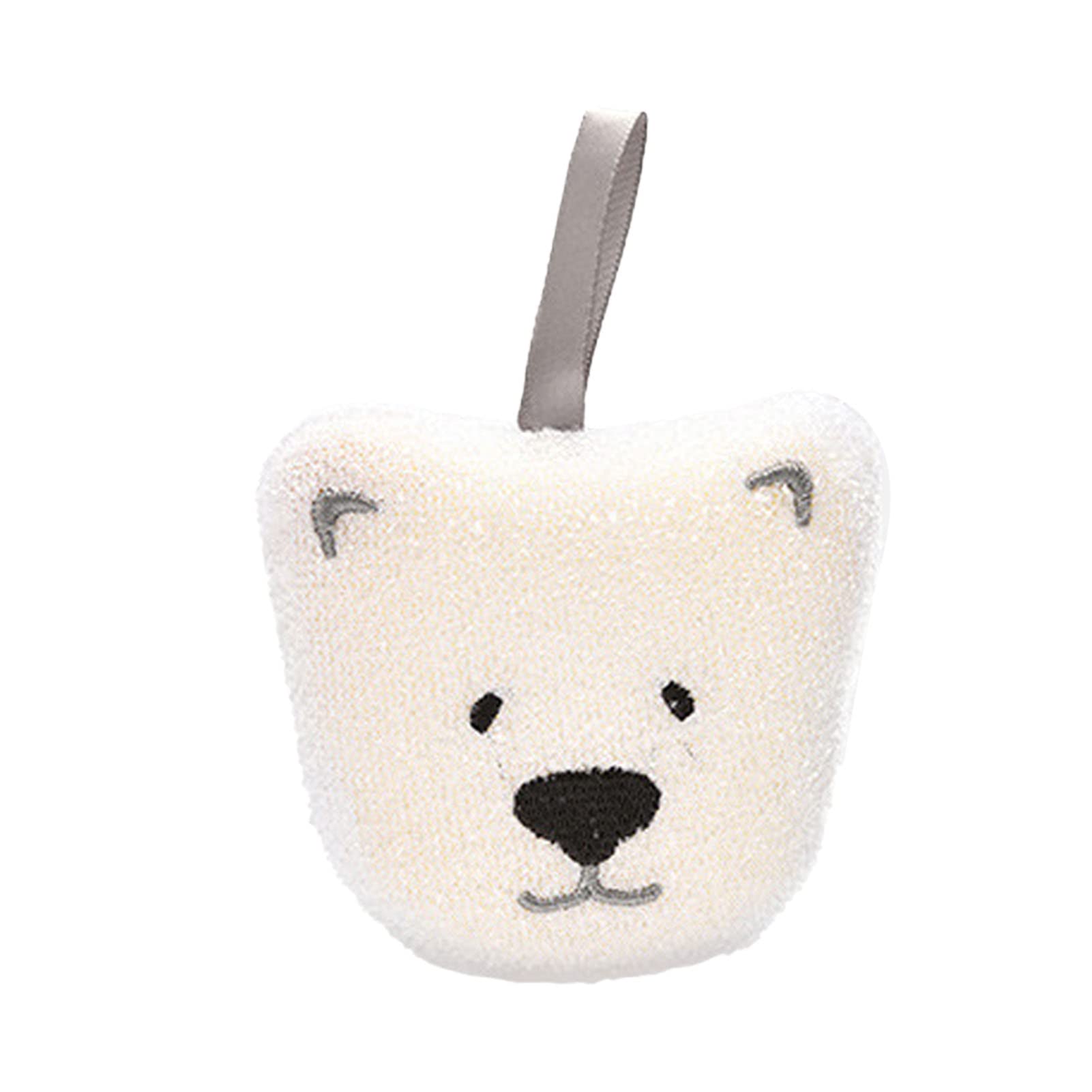2Pcs Kitchen Scrub Sponges Cute Deep Cleaning Scrub Kitchen Sponges,Double Side Dishwashing Sponge Hanging Type Cartoon Bear Cup Brush Dish Wipe Sponge (Bear Paw)