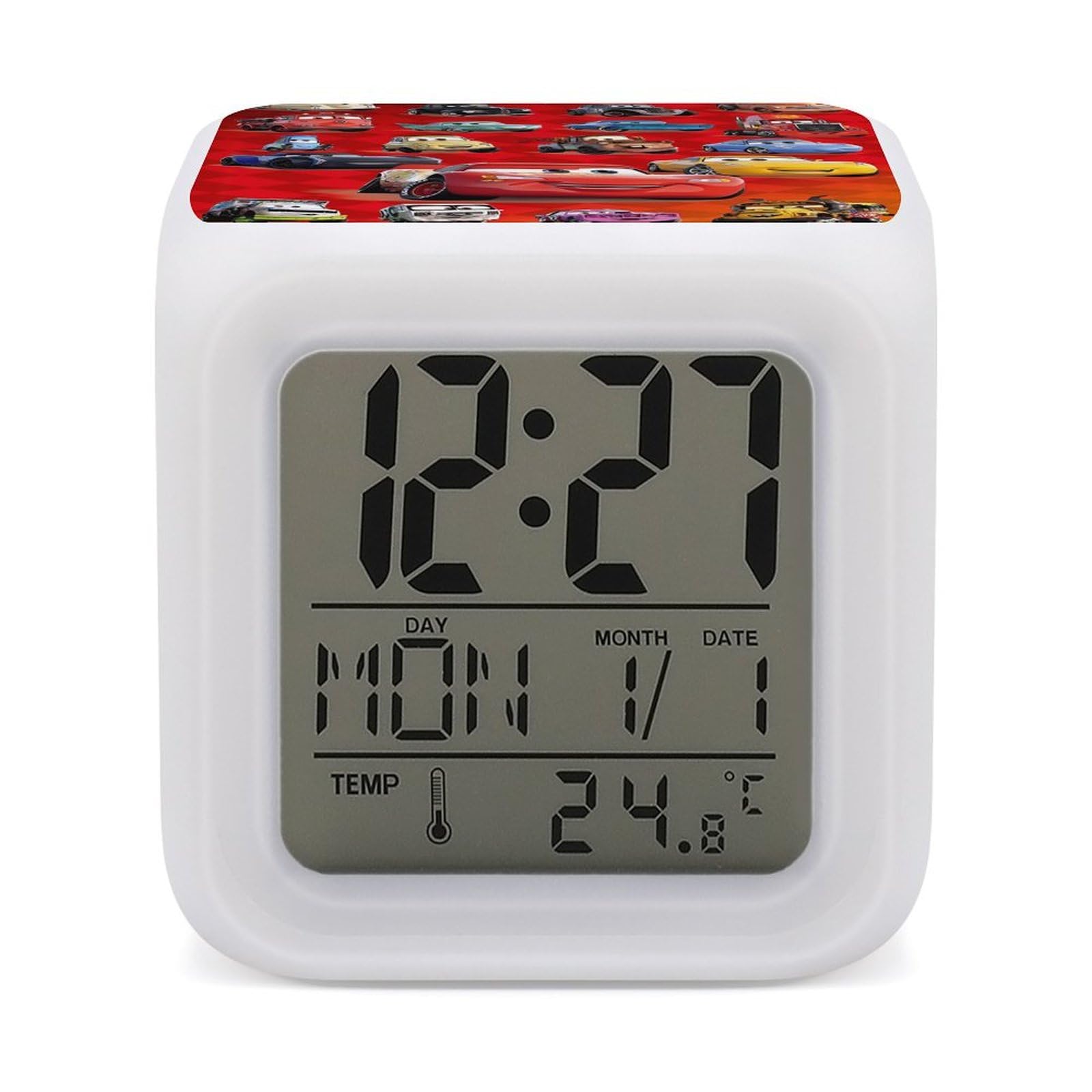 Amazon.co.jp: カーズ目覚まし時計 アナログ 大音量 アラーム マルチ