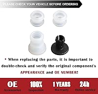 Vista 4 de TQPONLY 14057 Kit de bujes para cable de cambio Compatible con Buick Chevrolet Ford GMC Lincoln Oldsmobile Pontiac Saab Kit de reparación