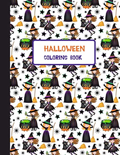 Halloween Coloring Book: Coloring Toy Gifts for Toddlers, Kids ,Children or Adult Relaxtion | Cute Easy and Relaxing Large Print Birthday Gifts image 3