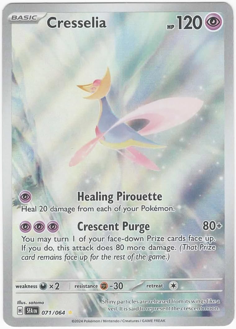 Pokemon – Cresselia 071/064 - Shrouded Fable – Illustration Rare IR – Single Card