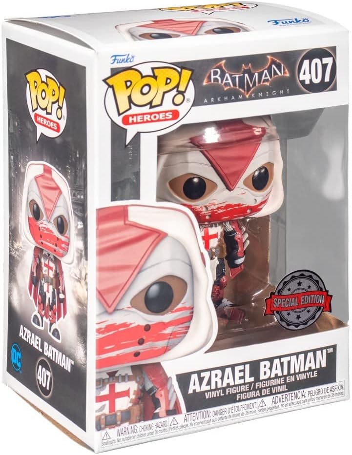 Funko Pop Heroes #407 - Batman Arkham Knight - Azrael Batman (Walgreens Exclusive) - Image 2
