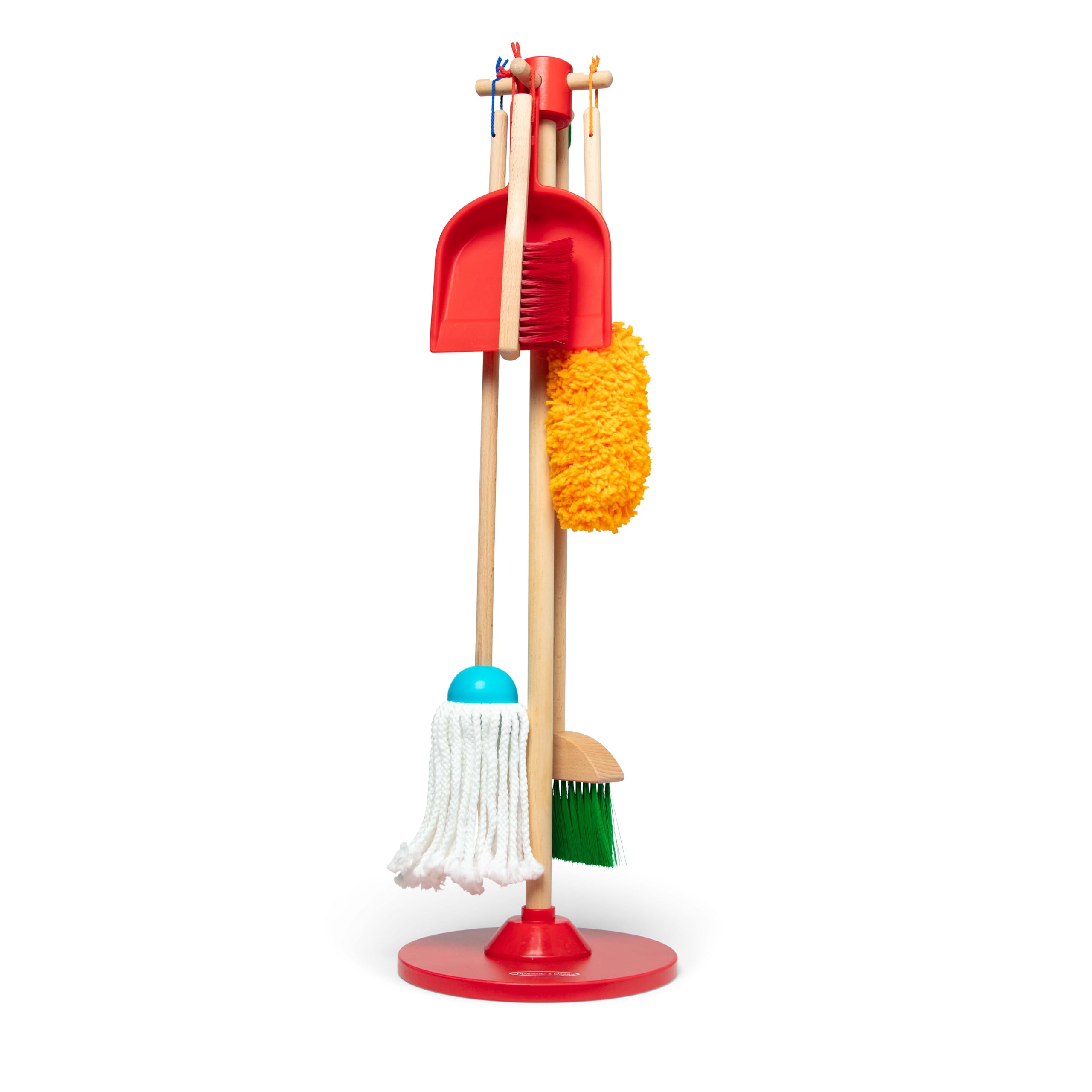Melissa & Doug, Let’s Play House! Dust! Sweep! Mop! Pretend Play Toy Set for Kids | Cleaning Wooden Toys for Children | 3+ | Gift for Boy or Girl