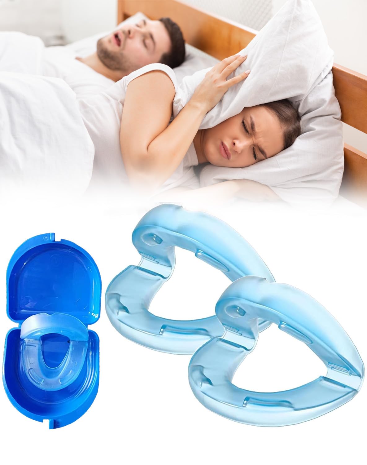 Somniva Plus, Somniva Plus Anti Ronflement, Réutilisable Et Unisexe3, Aucun Ajustement Nécessaire-Matière Douce, Effet Remarquable (2 PCS)
