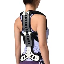 SFKLYU Adjustable Spinal Assist Orthotics Posture Corrector Back Support for Hunched Back, Scoliosis, Kyphosis and Vertebral Compression Fracture,L