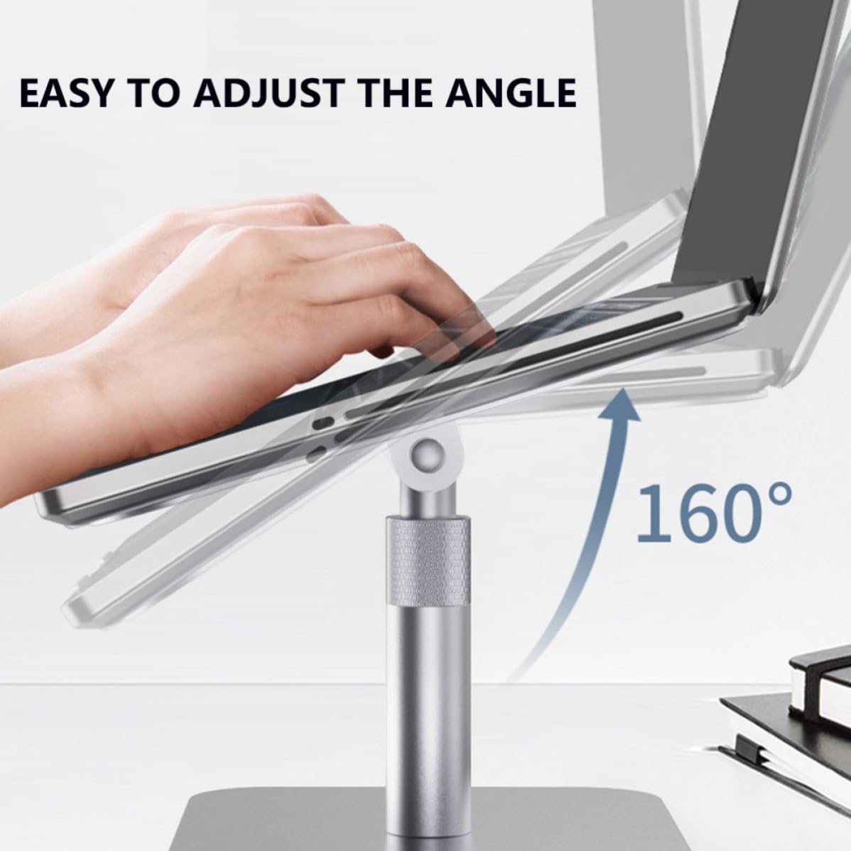 Toyvian Supporto Alluminio Lega Notebook per Pieghevole Regolabile