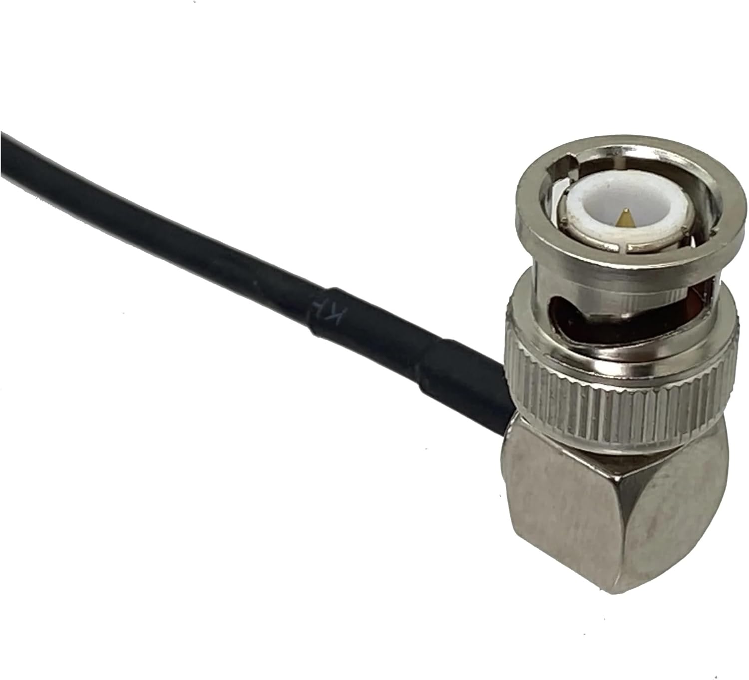 RG174 BNC Male RA to BNC Male Right Angle Connector Crimp Coaxial Jumper Pigtail Cable 4 Inch ~ 5 Meter Wire Terminal(4inch (10CM))