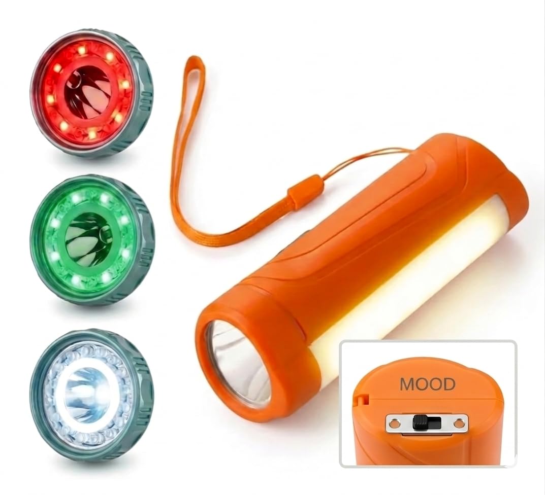 Railway Signal Torchlight - Tri-Color LED Flashlight -4 Railway Signal Torchlight - Tri-Color LED Flashlight -4