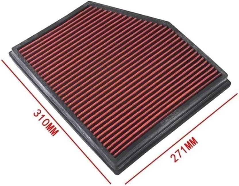 Replacement Air Filter High Flow Cold Intake Fits for E60 E61 E63 E64 520i 540i 550i 645Ci 650i Washable