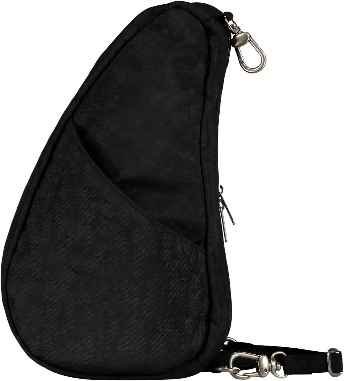 AmeriBag 10" Healthy Back Bag Nylon Ergonomic Crossbody Sling Baglett for Everyday Use, Travel & Walking Comfort - Image 2