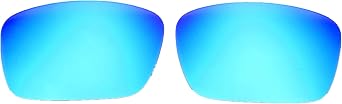 Polarized Replacement Lenses for Oakley Fuel Cell Sunglasses Ice Blue Mirror