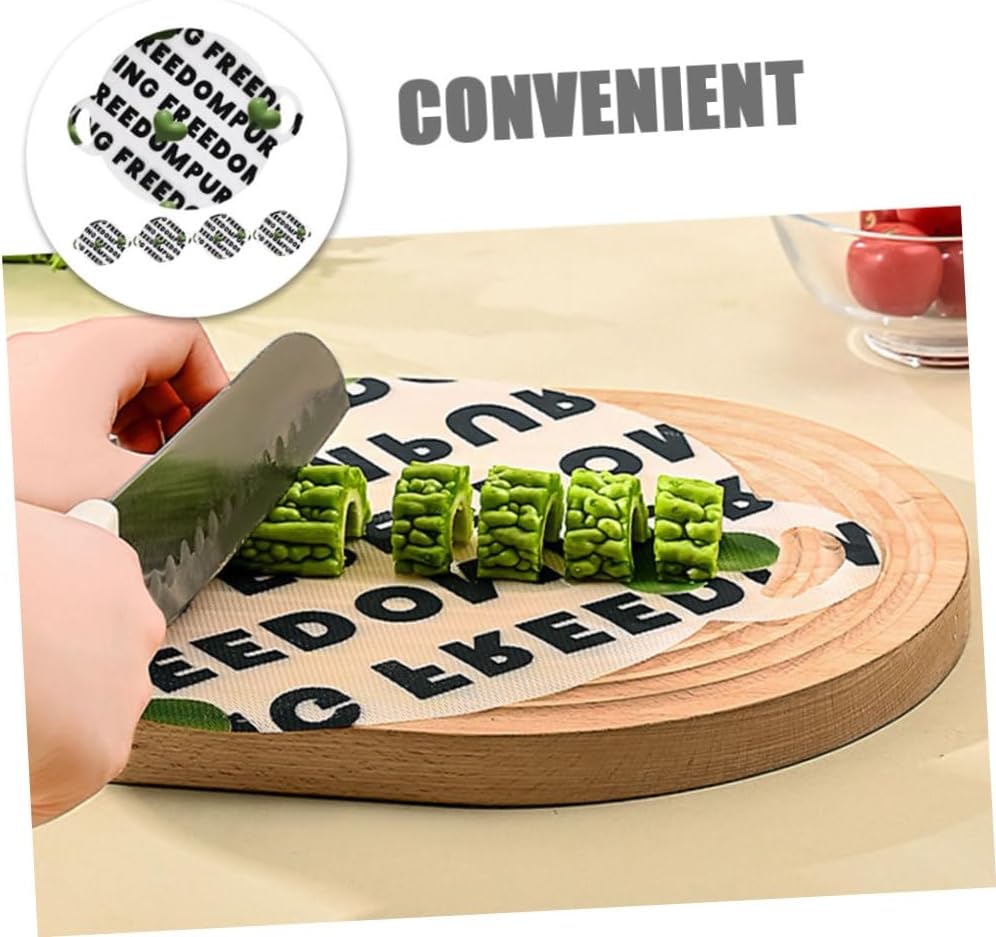 Disposable Cutting Mats and Chopping Sheets 5pcs Black White Kitchen Vegetable Cutting Pads One-time Use Non-absorbent for Food Prep and Fruit Slicing