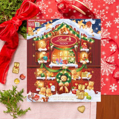 Lindt TEDDY Assorted Chocolate Candy Christmas Advent Calendar, 4.5 oz. - image 7