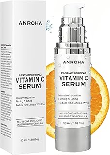 Vitamin C Serum for Women over 70, Vitamin C Serum for Mature Skin Face Hydrates, Firms, Lifts, Targets Age Marks, Wrinkles and Smoothes Skin Texture 1.69 fl oz