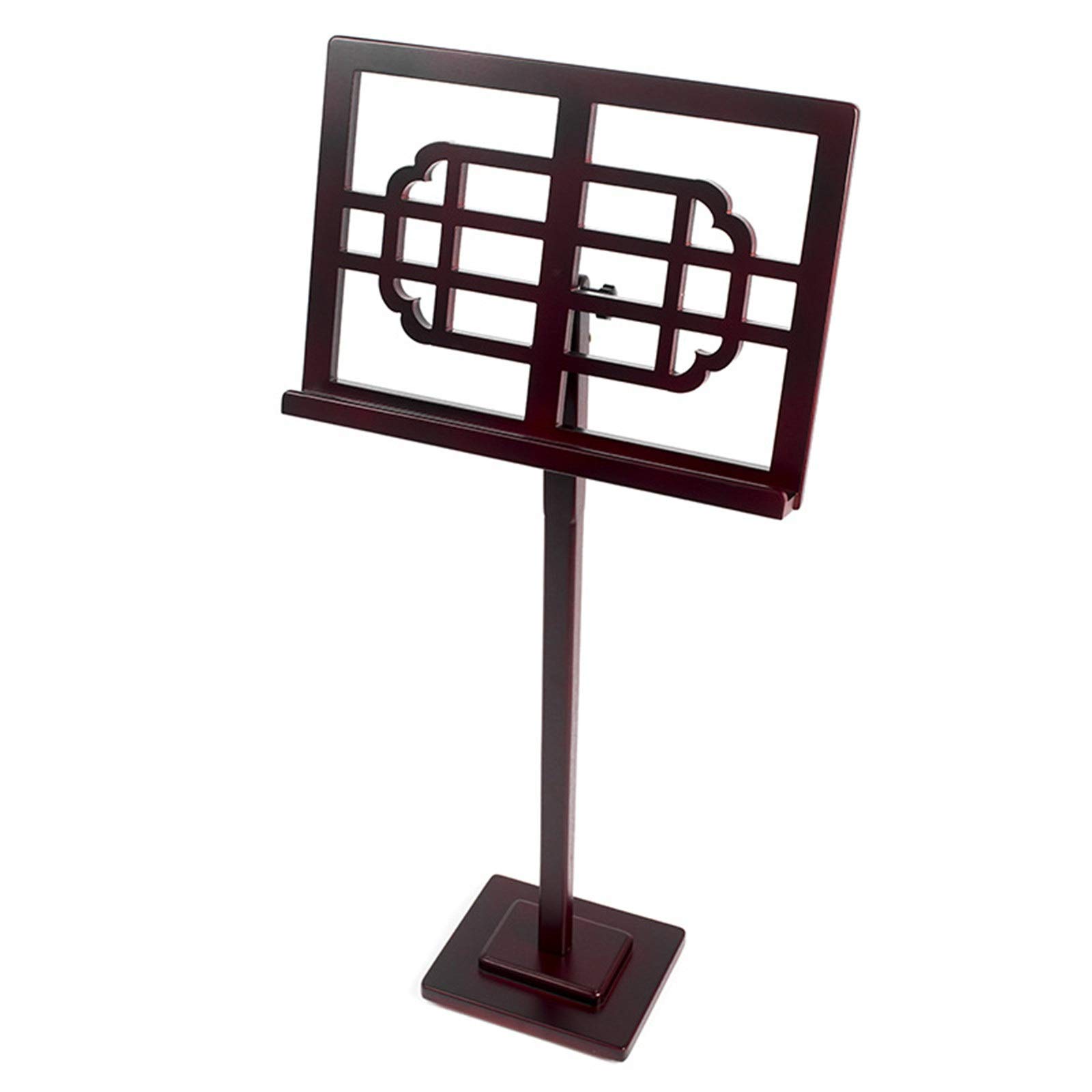 Pupitre Support à partitions en Bois Pupitre d'orchestre pour orchestres, écoles et choeurs pour choeurs d'orchestres Scolaires (Couleur : Noir 1, Taille : Taille Unique) (Rouge 2 Taille uni