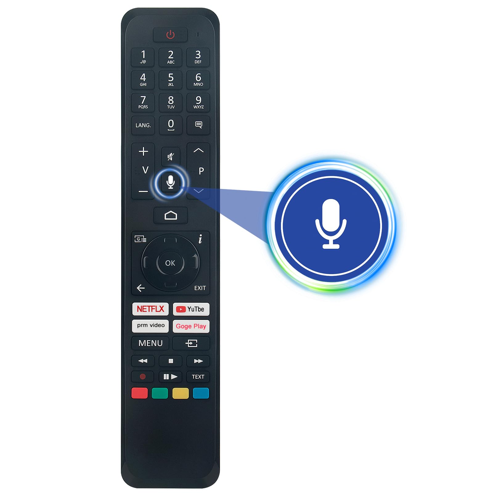 REPLACEMENT FOR TELEFUNKEN, VESTEL E BEKO - Telecomando di ricambio per tv telefunken, vestel e