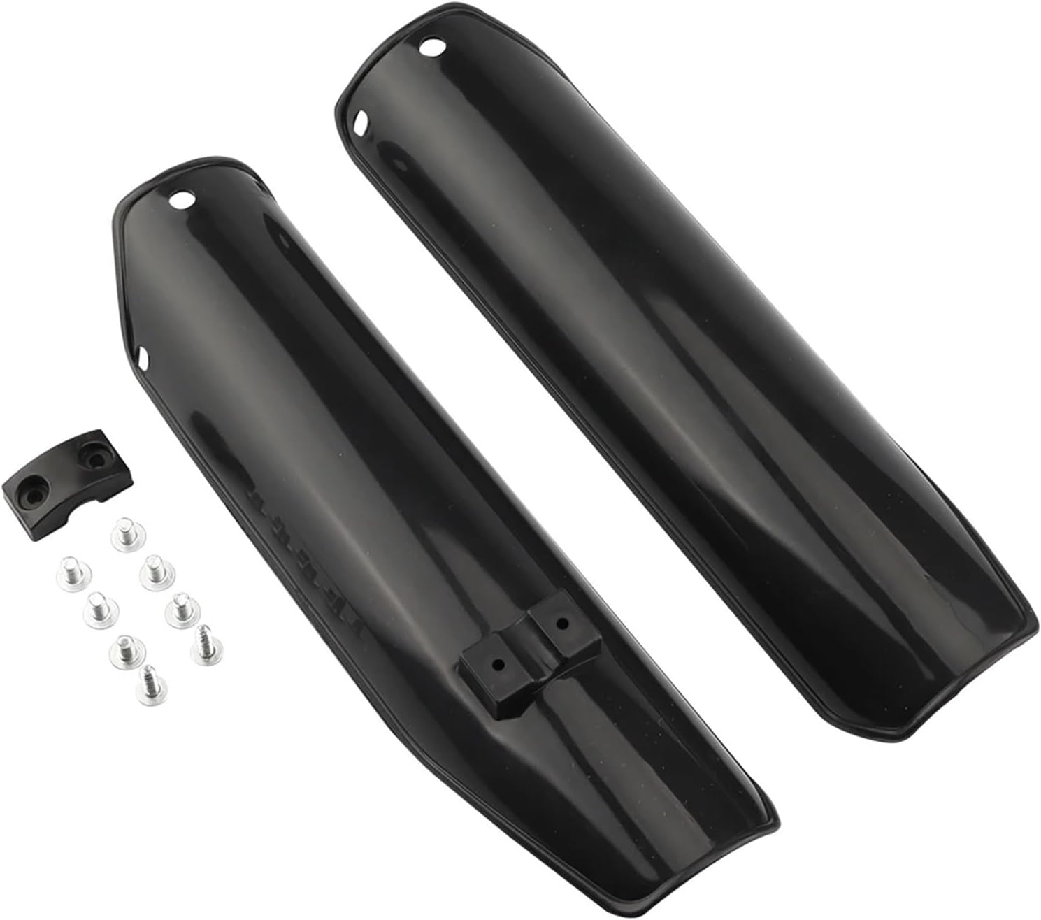 Motorcycle Front Fork Protector Covers Plastic Guards Compatible with 50 CRF70 KLX110 BSE 110cc 125cc 140cc 150cc 160cc(Black)