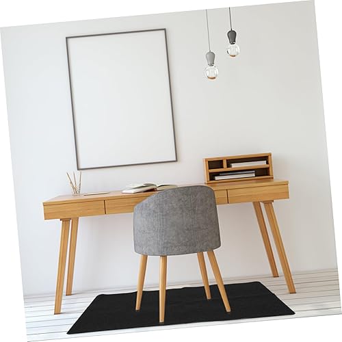 Miniatura 3 de EXCEART Tapete antideslizante para silla de oficina, 2 piezas, tapete de escritorio, tapete de escritorio para alfombra, silla de computadora, cojín