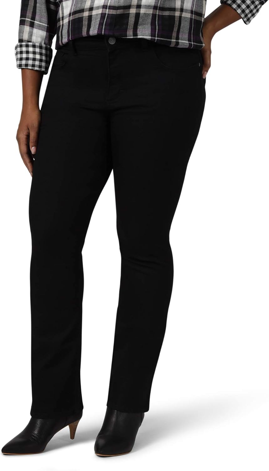 Riders By Lee Indigo Women's Plus Size Stretch No Gap Waist Bootcut Jean 20w M