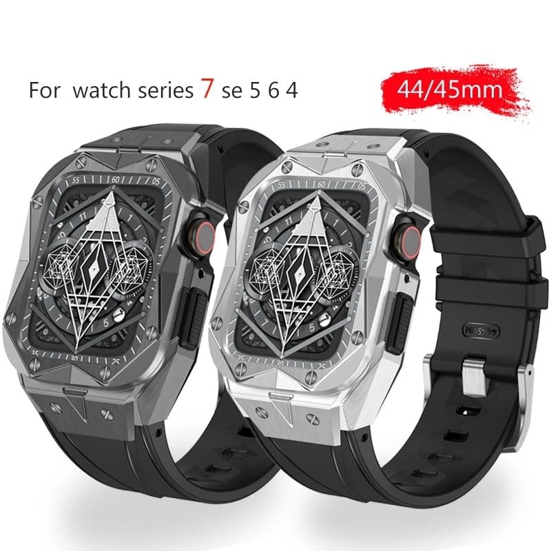 Coque silicone Apple Watch 45mm 44mm souple antichoc remplacement accessoire - 2