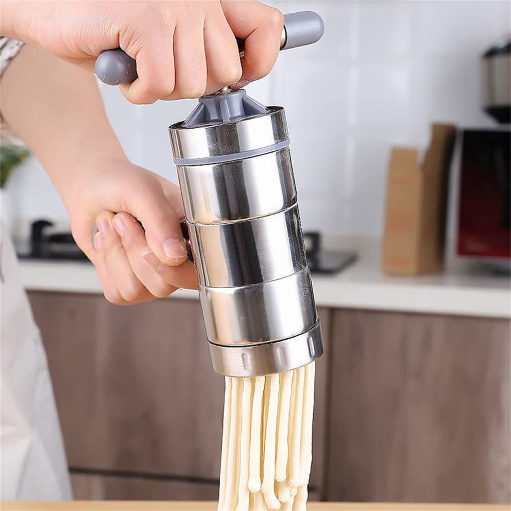 Amazon | 手動製麺機家庭用 製麺機 ステンレス鋼麺メーカー で 5
