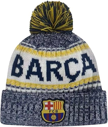 Icon Sports Gorro de equipo de fútbol Gorro de punto oficial de fútbol para adultos, gorro casual para hombres y mujeres, unisex