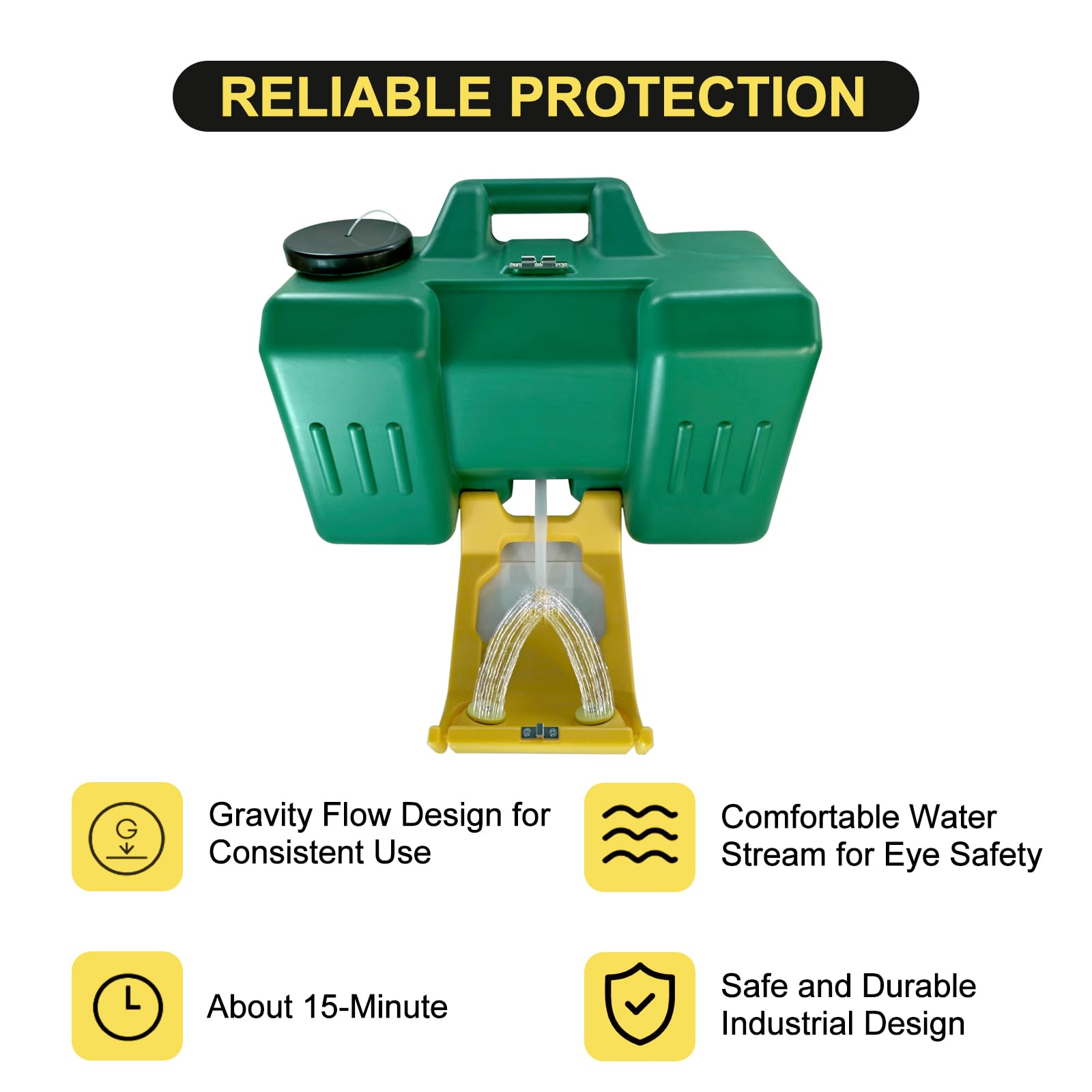 Portable Eye Wash Station - OSHA Approved -4