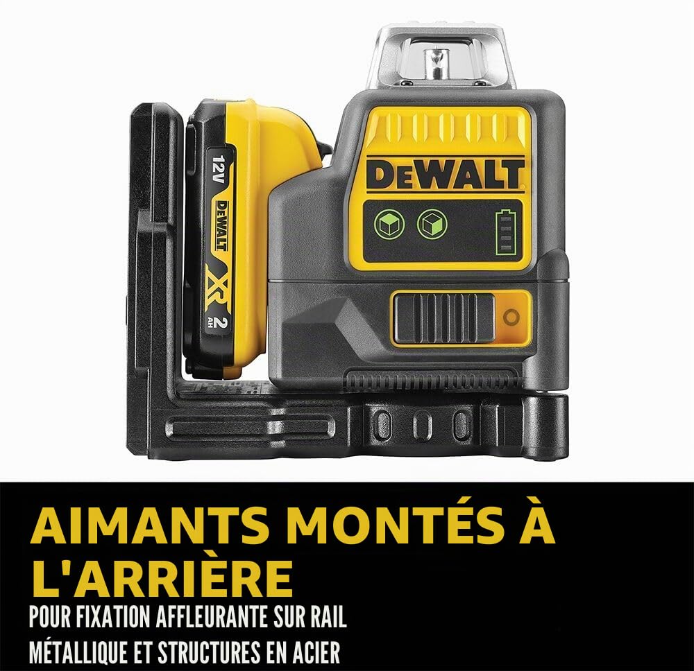 Dewalt - Niveau laser 2 x 360° 12V faisceau vert - DCE0811D1G-QW