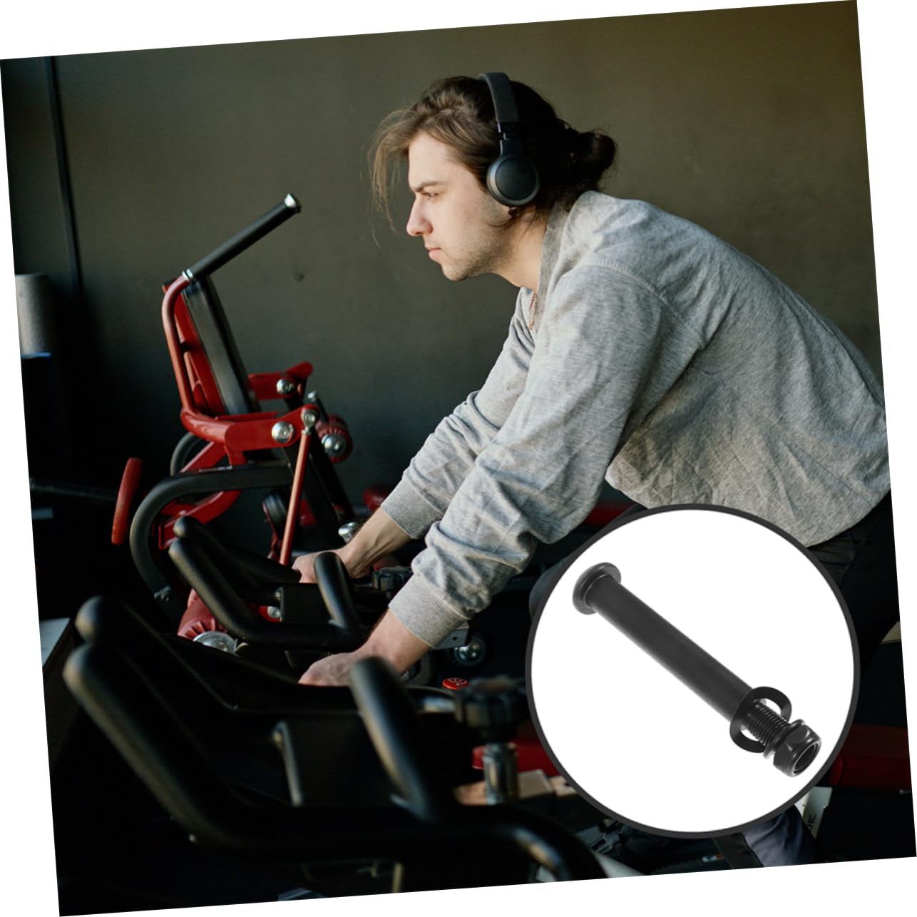 VANZACK 2stücke Fitnessgerät Schrauben Bolzen Für Ellipsentrainer Ersatzteile Indoor Fahrrad Zubehör Langlebiger Einfache Installation Verbessert Die Und Wartung