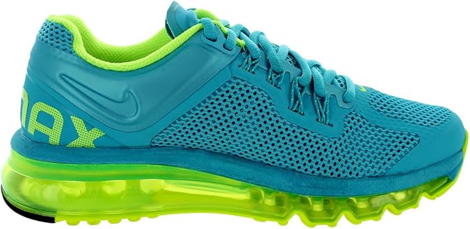 Amazon.com | Nike Women's Air Max+ 2013 Gamma Blue/Volt 555363-470 (Size:  55) | Road Running