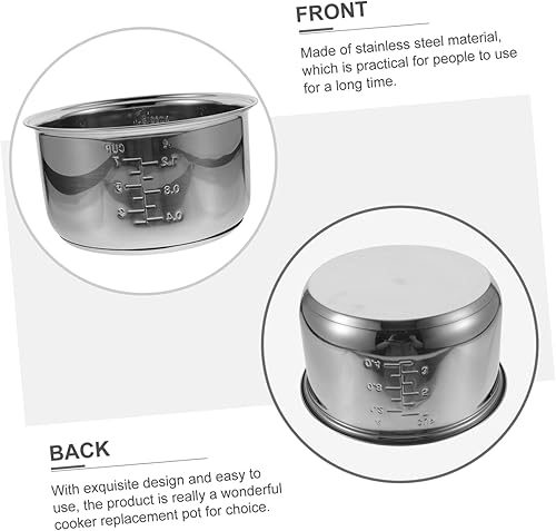 Miniatura 3 de TIDTALEO olla de cocina eléctrica olla interior de acero inoxidable olla arrocera japonesa interior accesorios japoneses utensilios de cocina