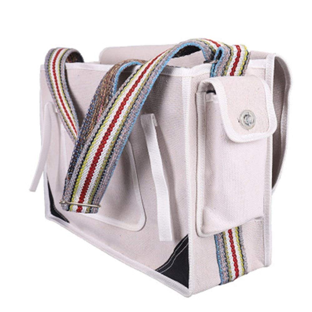 Bolsa de Herramientas El kit pequeño grande de lona gruesa puede almacenar y organizar herramientas Almacenamiento con Múltiples Bolsillos(40x30x14cm)