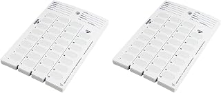 Ezy Dose 31-Day Daily Disposable Cards for Pill, Medicine, Vitamin, Use with Unit Dose Cold Seal System (Case of 500) (Pack of 2)