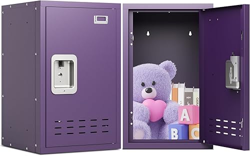 3.2CUB Taquillas de almacenamiento, casillero de metal pequeño, armario de almacenamiento con cerradura, taquillas para empleados, oficina,