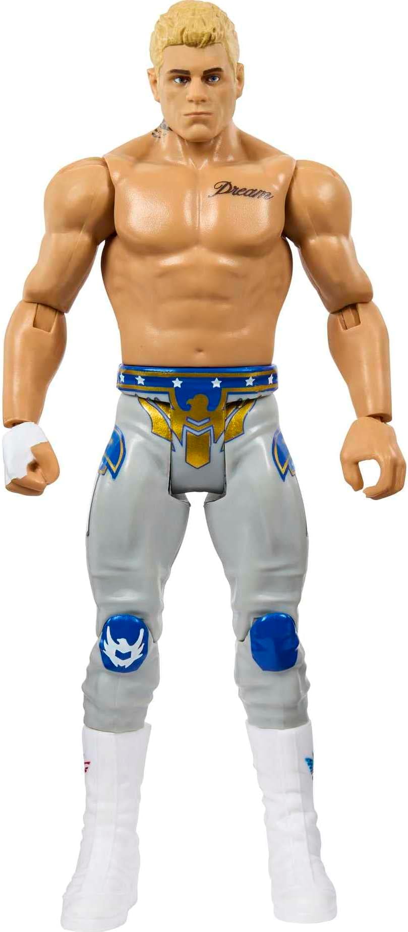 WWE MATTEL Action Figures, Cody Rhodes, 6-inch Collectible Figure, WWE Toys (HKP24)