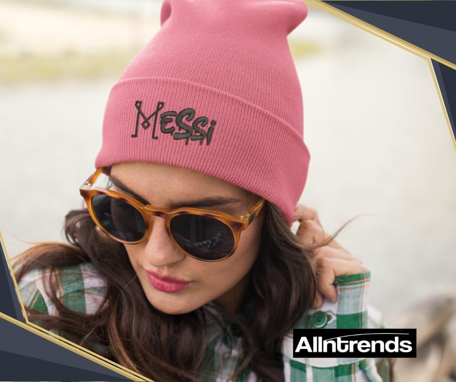 ALLNTRENDS Miami Beanie Hat Miami Soccer Cap Embroidered Fan Hats - Image 6